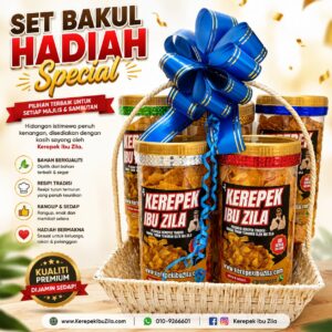 Set Bakul Hadiah Kerepek Ibu zila