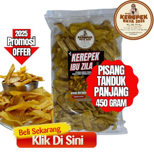 KEREPEK PISANG TANDUK - 450 GRAM