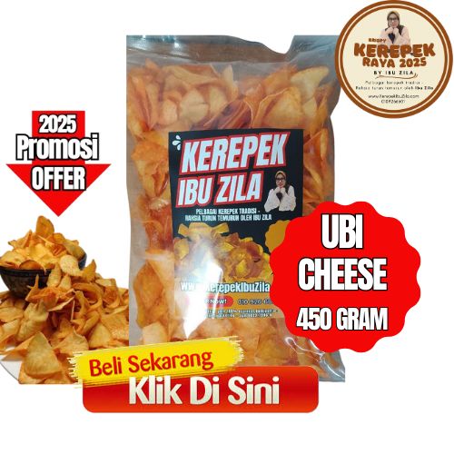 KEREPEK UBI CHEESE - 450 GRAM