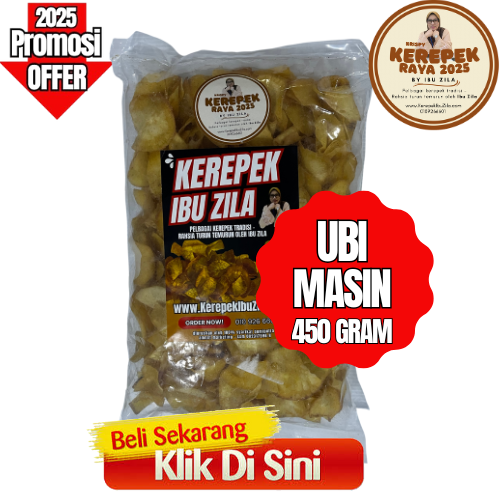 KEREPEK UBI MASIN - 450 GRAM