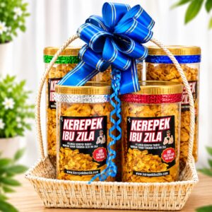 Set Bakul Hadiah Kerepek Ibu Zila