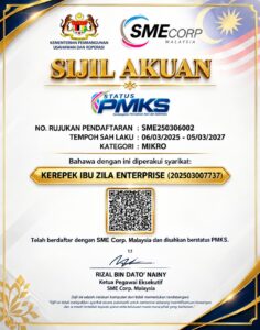 Sijil Akuan PMKS Kerepek Ibu Zila